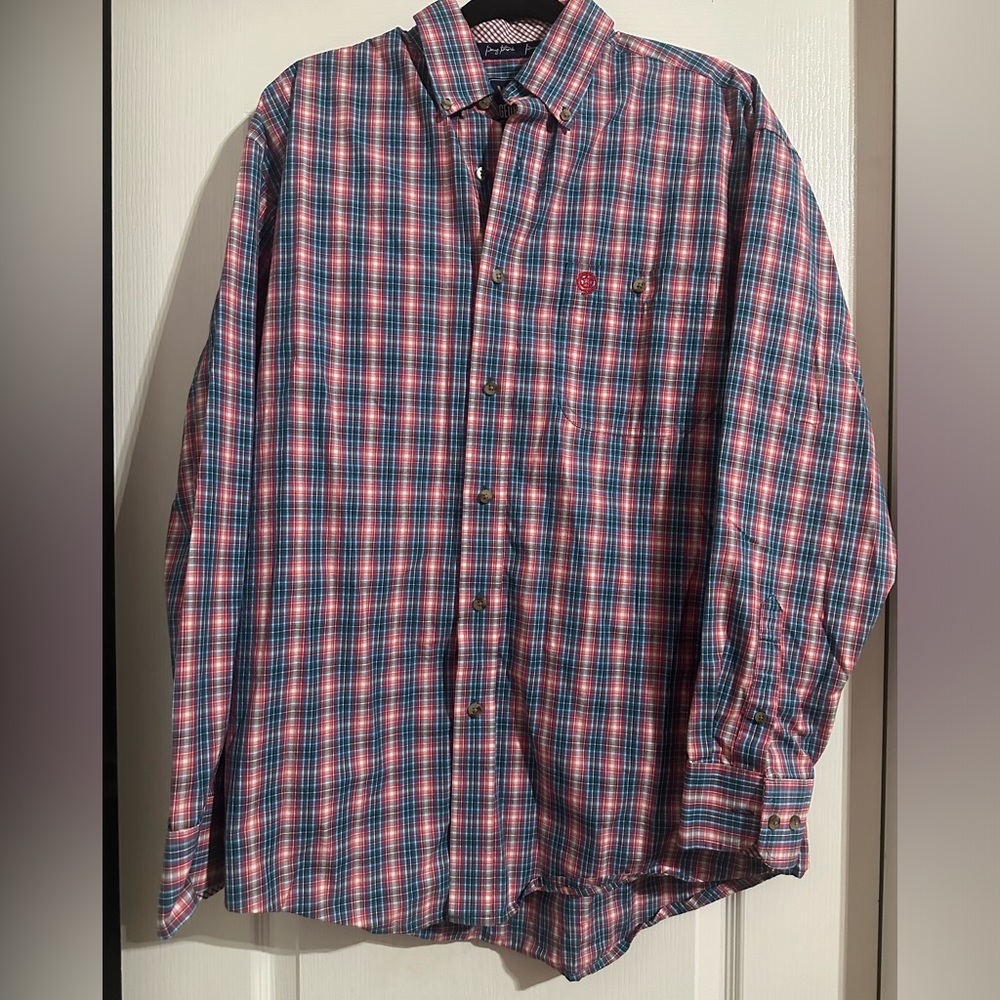 Wrangler George Strait collection Male button down long sleeve shirt